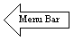 Left Arrow: Menu Bar